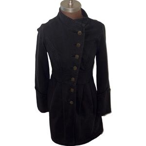 Cabi black cotton quality military style jacket/blazer